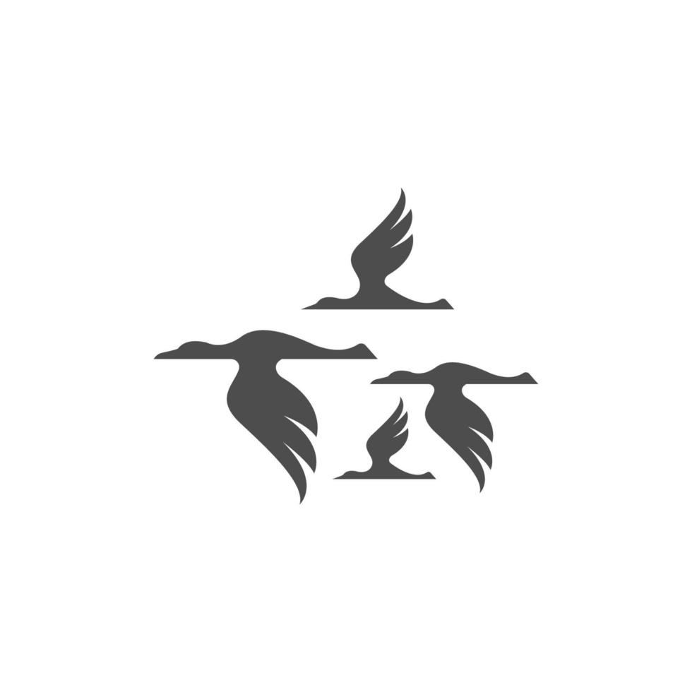 Bird logo icon illustration vector