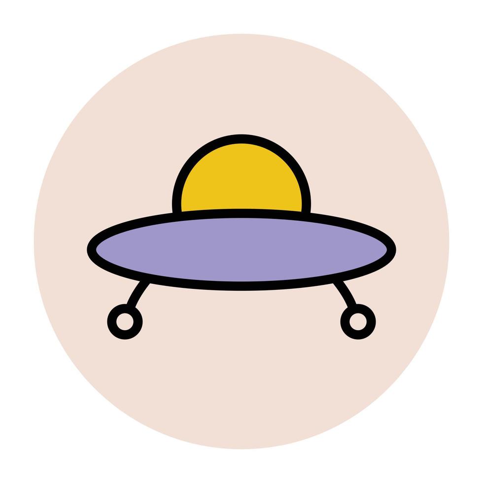 Trendy UFO Concepts vector