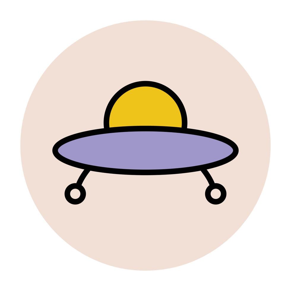 Trendy UFO Concepts vector