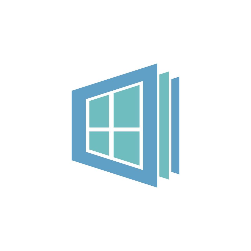 Window icon logo illustration vector
