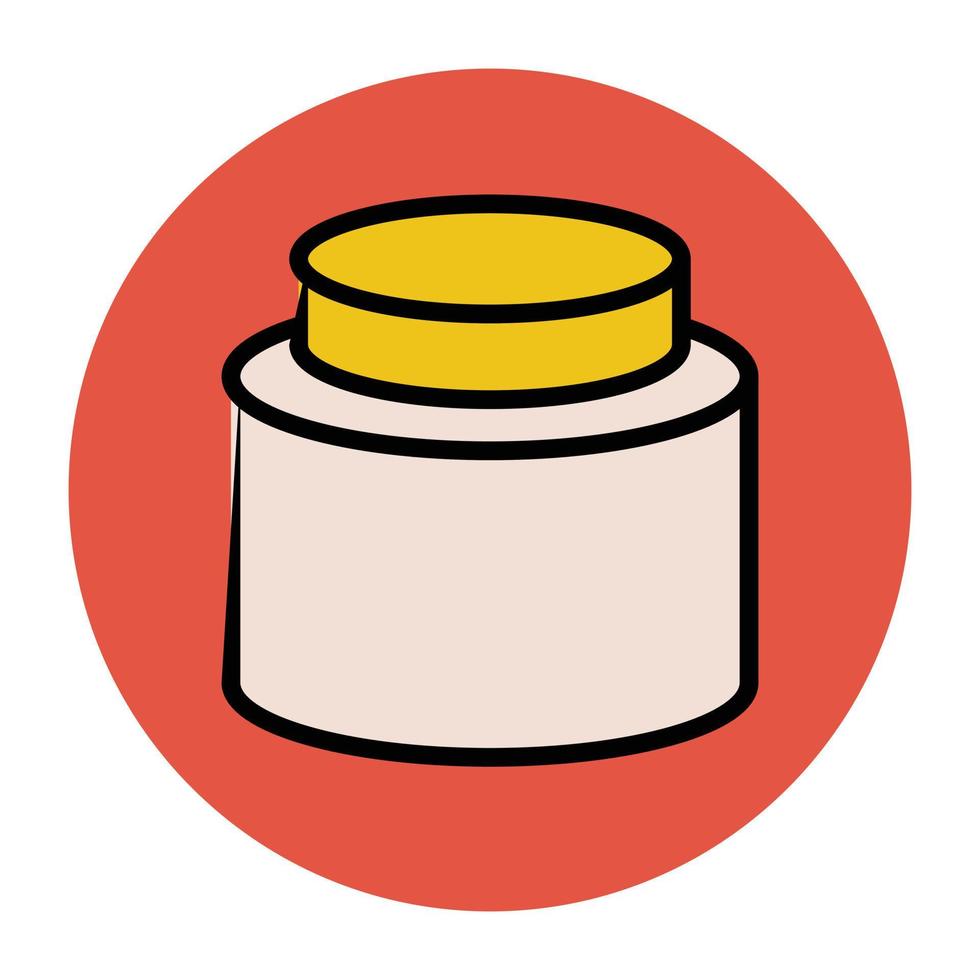 Cream Jar Concepts vector