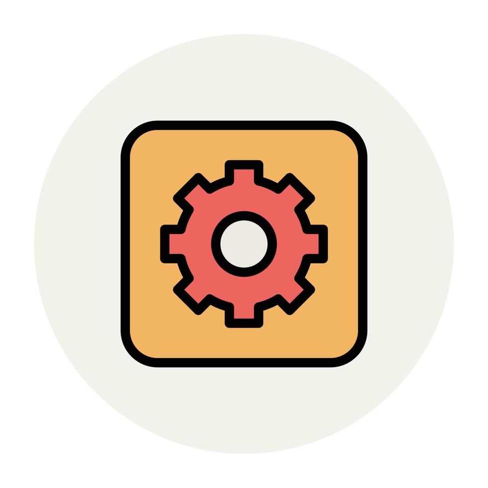 Trendy Cog Concepts vector