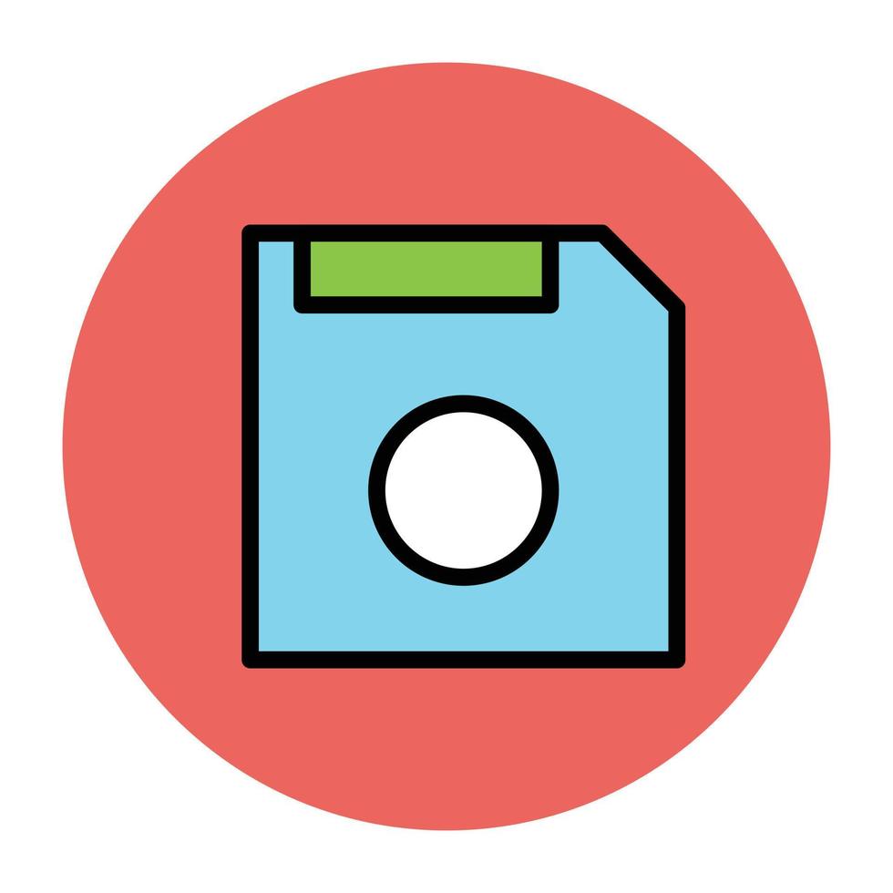 Trendy Floppy Concepts vector