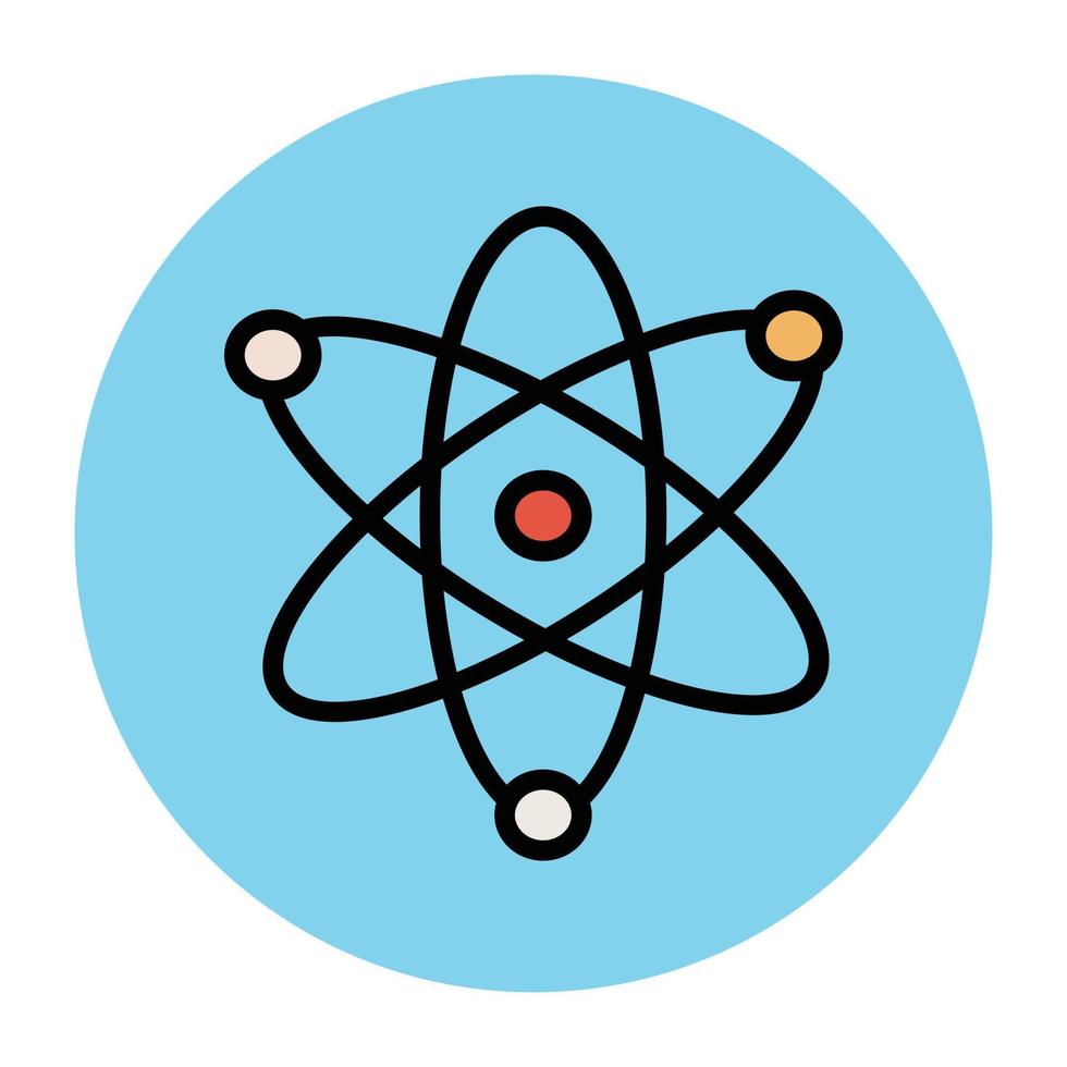 Trendy Atom Concepts vector