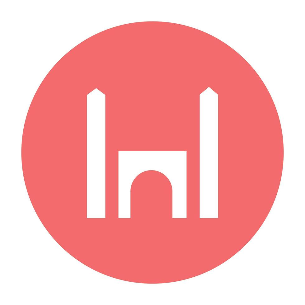 Trendy Mosque Concepts vector