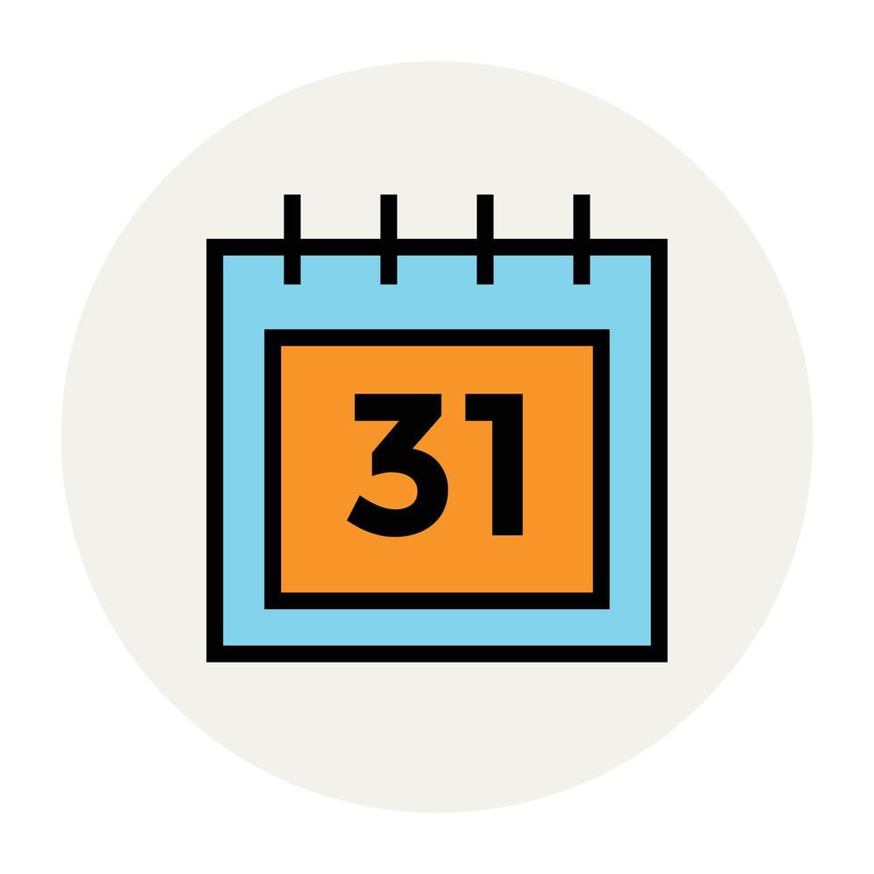 Trendy Date Reminder vector