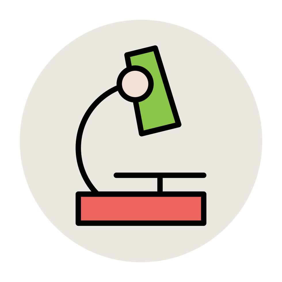 Trendy Microscope Concepts vector