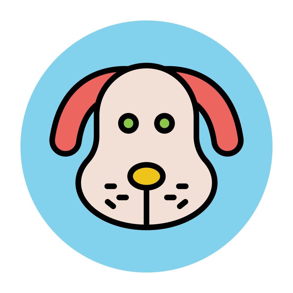 Trendy Puppy Concepts vector