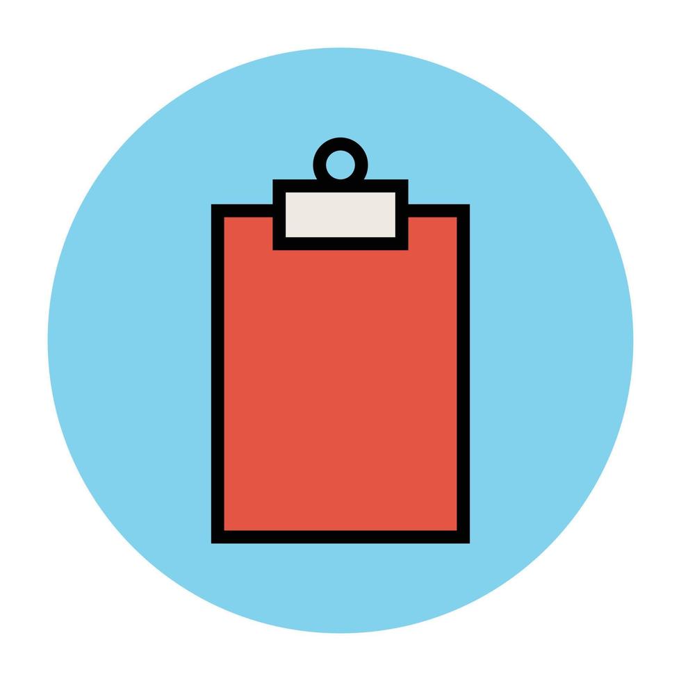 Trendy Clipboard Concepts vector