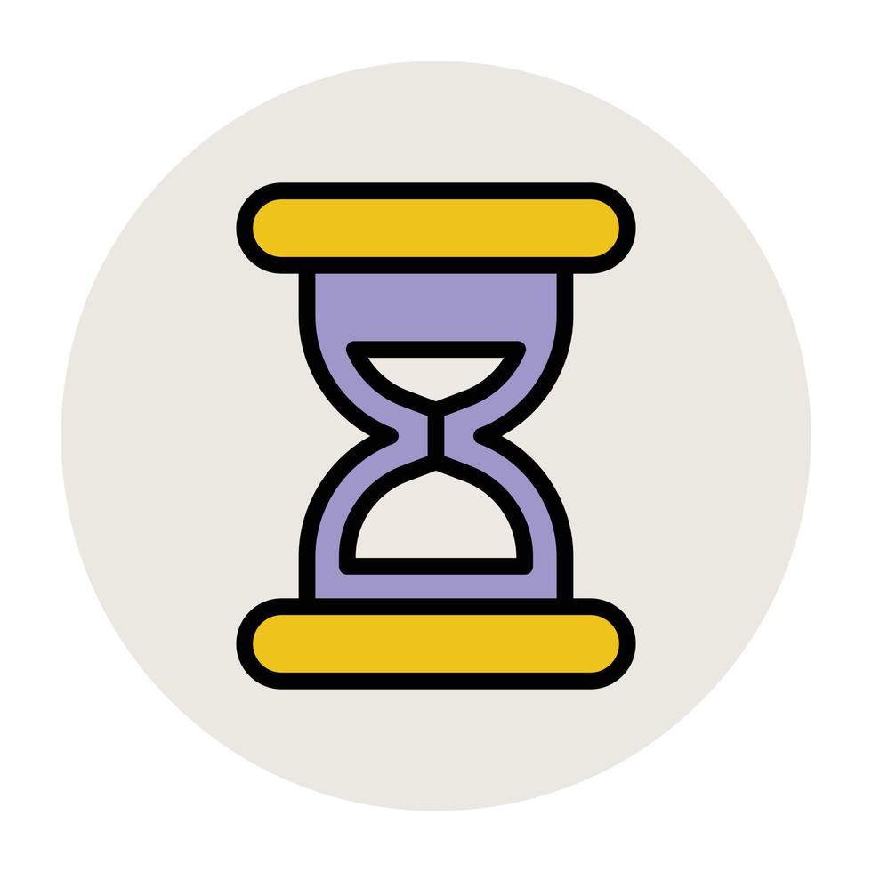 Trendy Hourglass Concepts vector