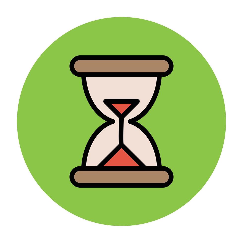 Trendy Hourglass Concepts vector