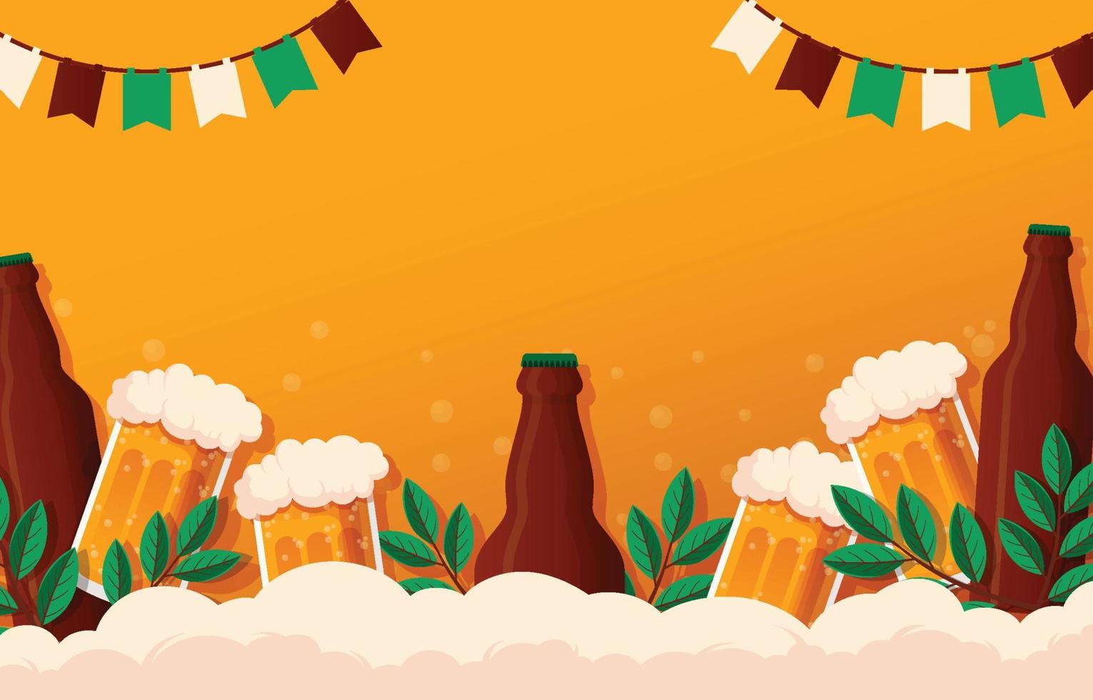 International Beer Day Background vector