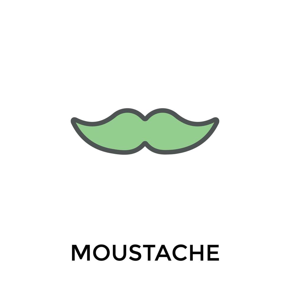 Trendy Mustache Concepts vector