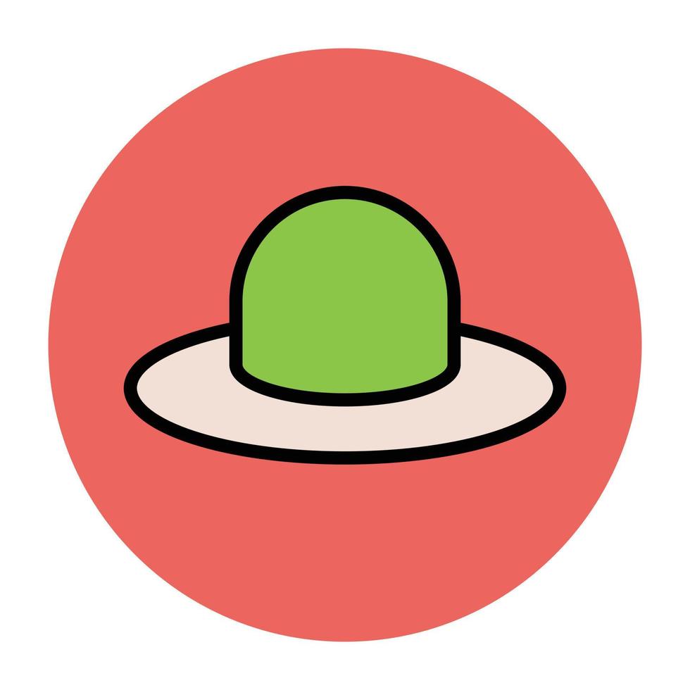 conceptos de sombrero de moda vector