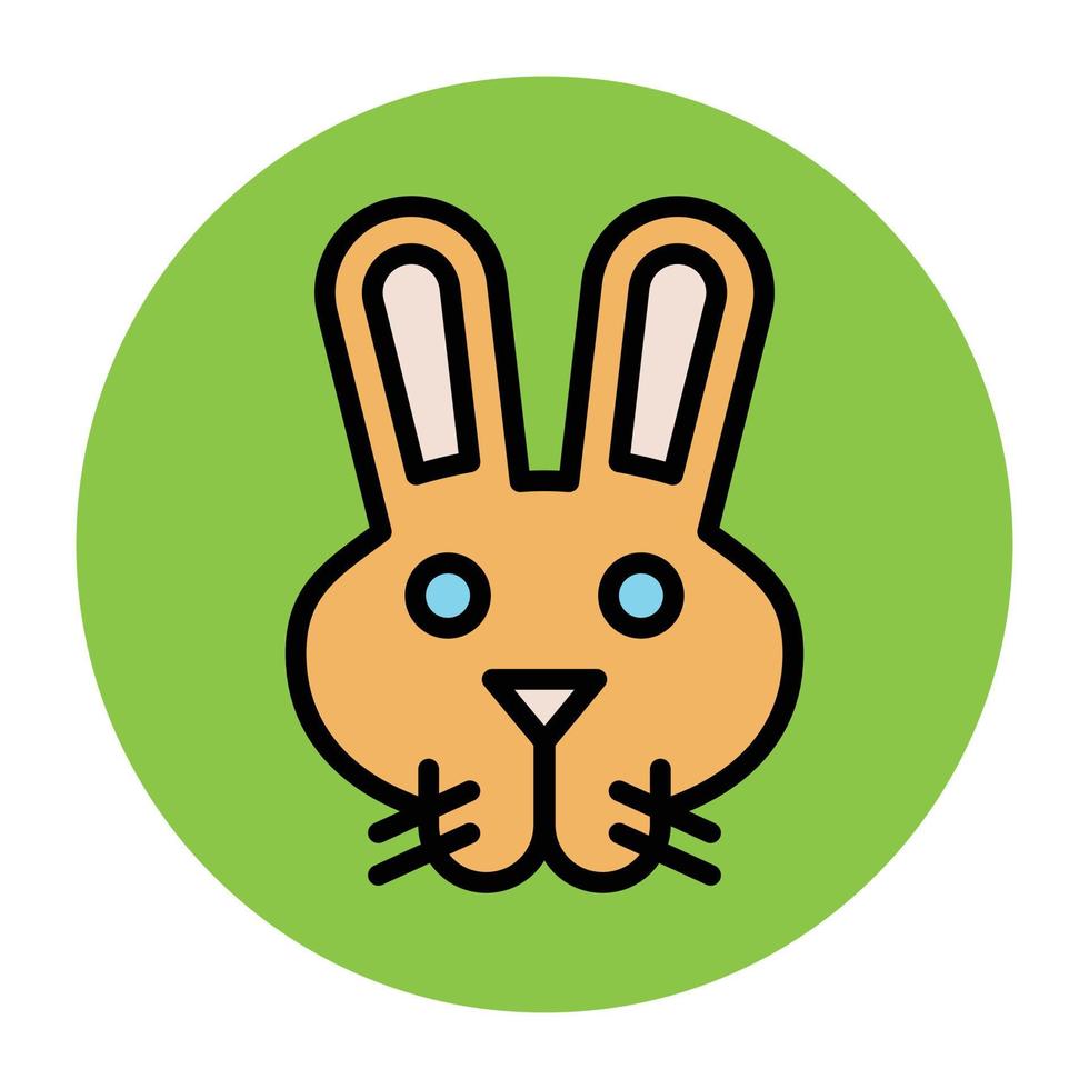 Trendy Rabbit Concepts vector