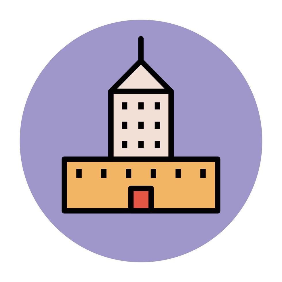 Trendy Temple Concepts vector