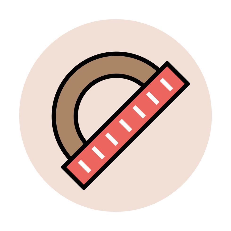 Trendy Protractor Concepts vector