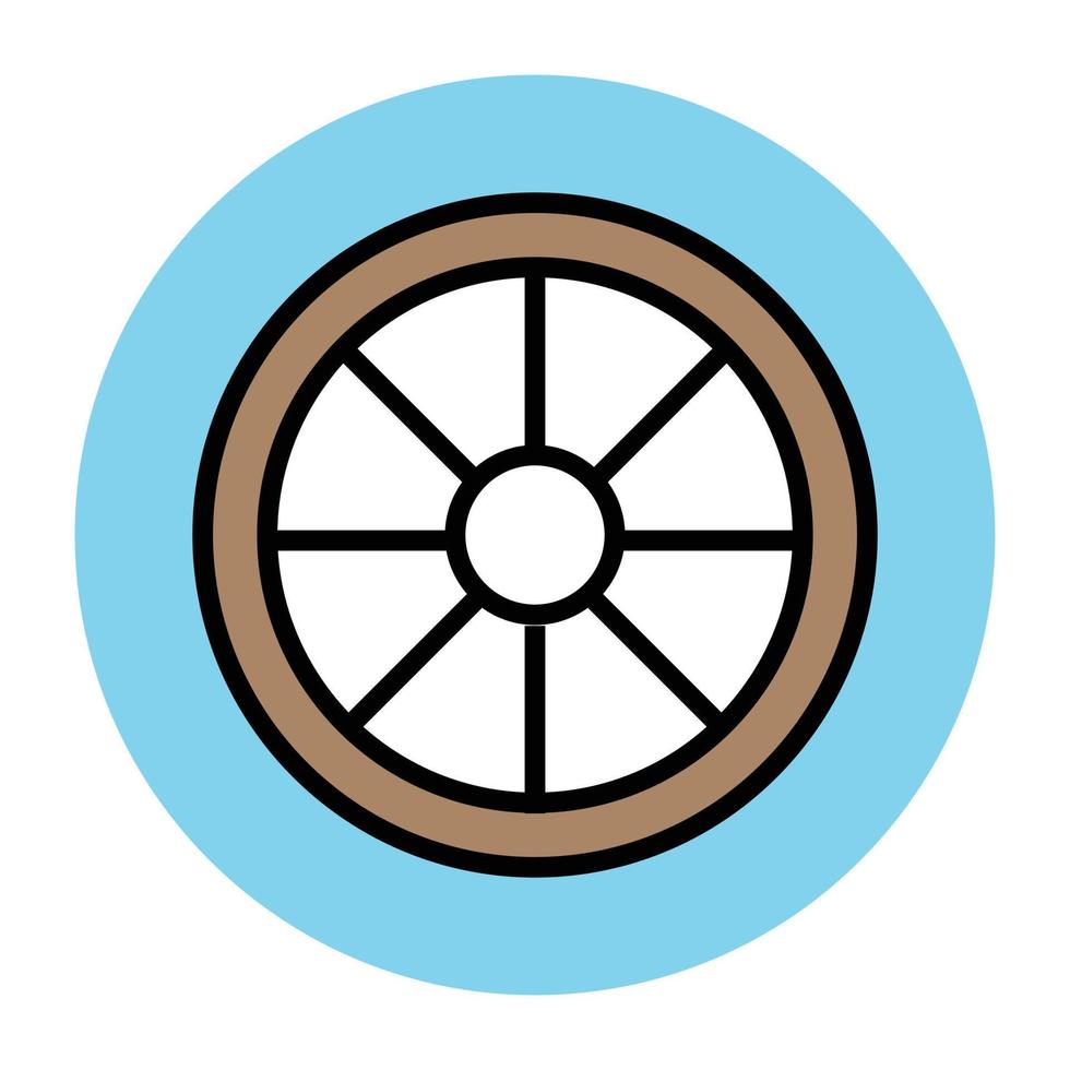 Trendy Steering Concept vector