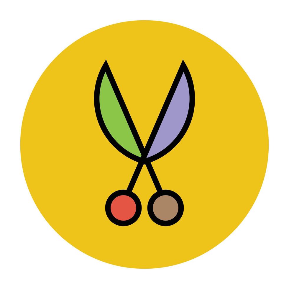 Trendy Scissors Concepts vector