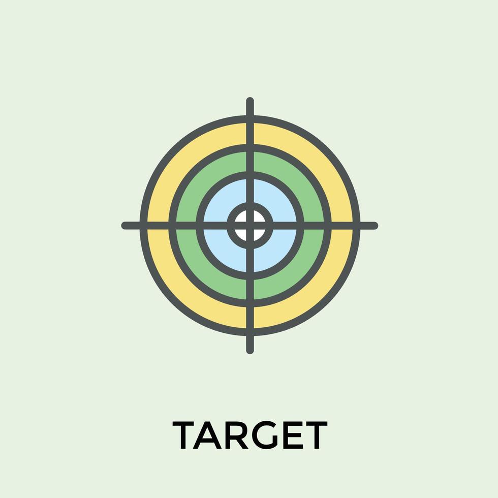 Trendy Target  Concepts vector