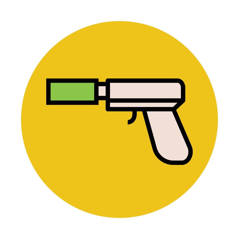 Trendy Handgun Concepts vector