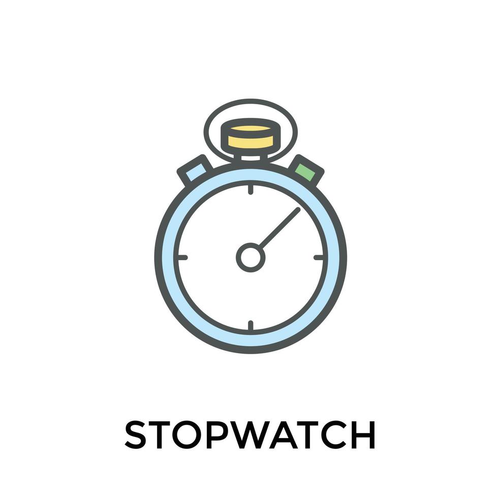 Trendy Stopwatch Concepts vector