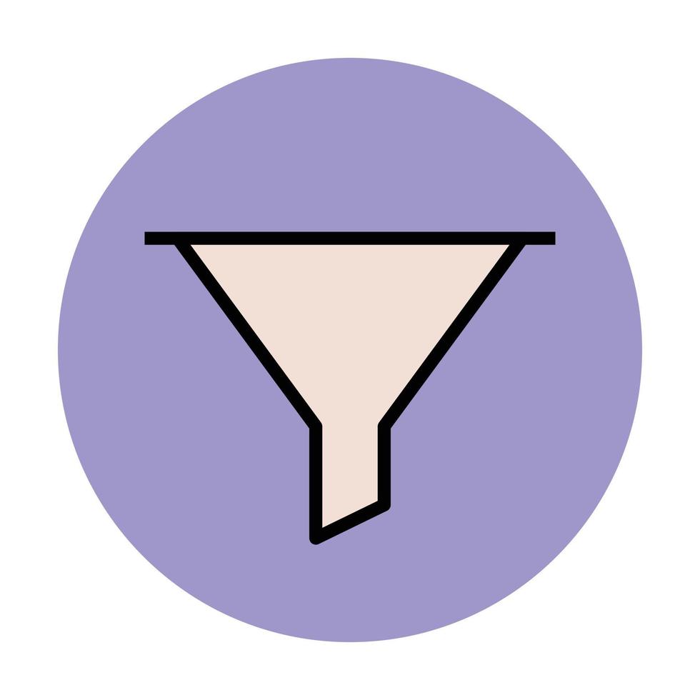 Trendy Funnel Concepts vector
