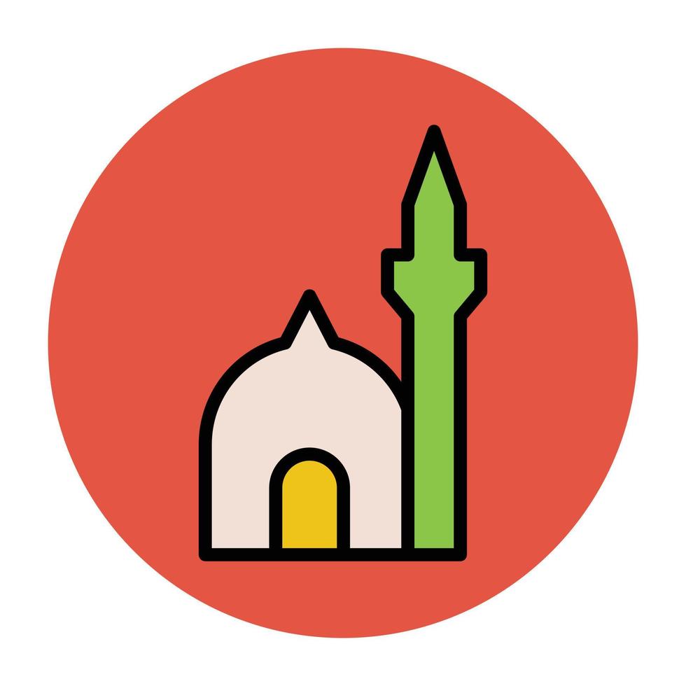 Trendy Mosque Concepts vector