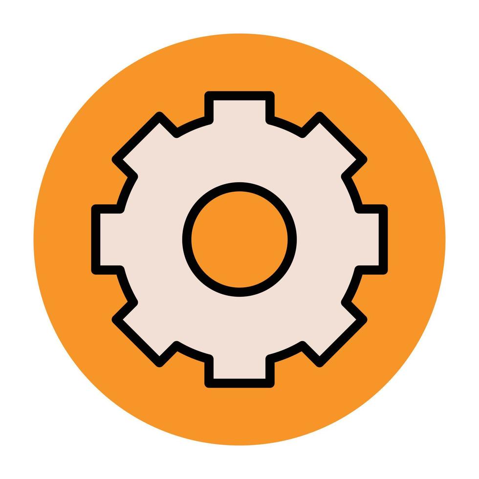 Trendy Cog Concepts vector