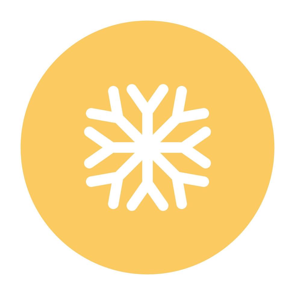 Trendy Crystal Flake vector