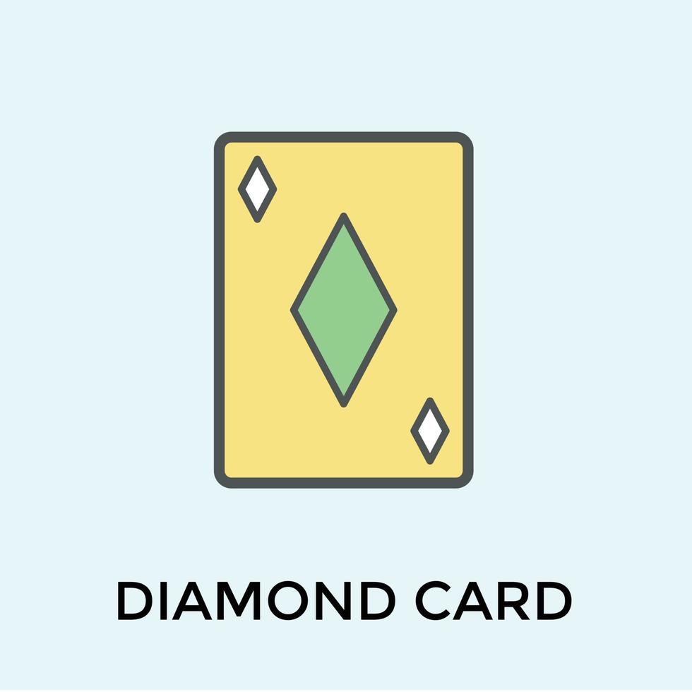 Trendy Diamond Card vector