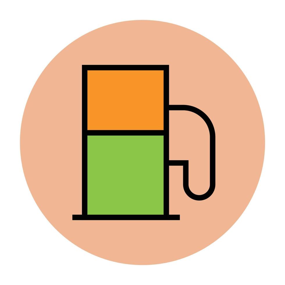 Trendy Fuel Pump vector