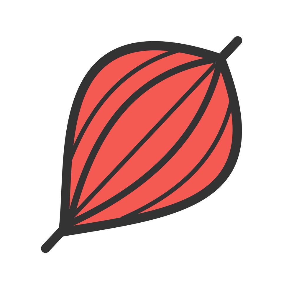 Muscle Filled Line Icon vector