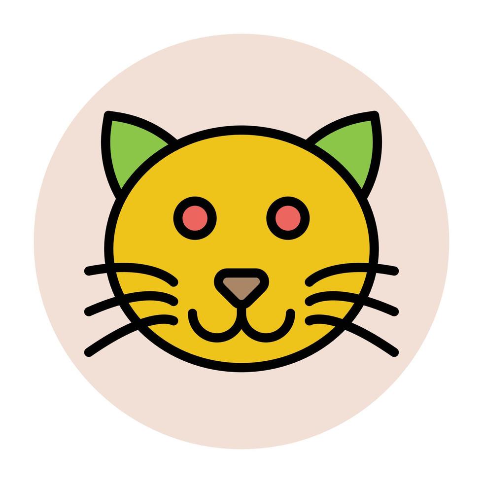 conceptos de gato de moda vector