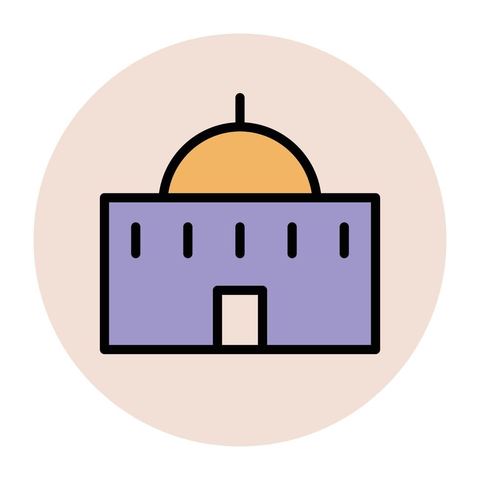 Trendy Mosque Concepts vector