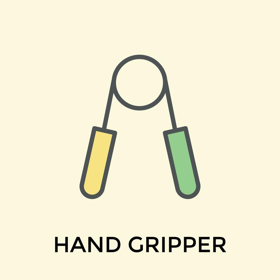 Trendy Hand Gripper vector