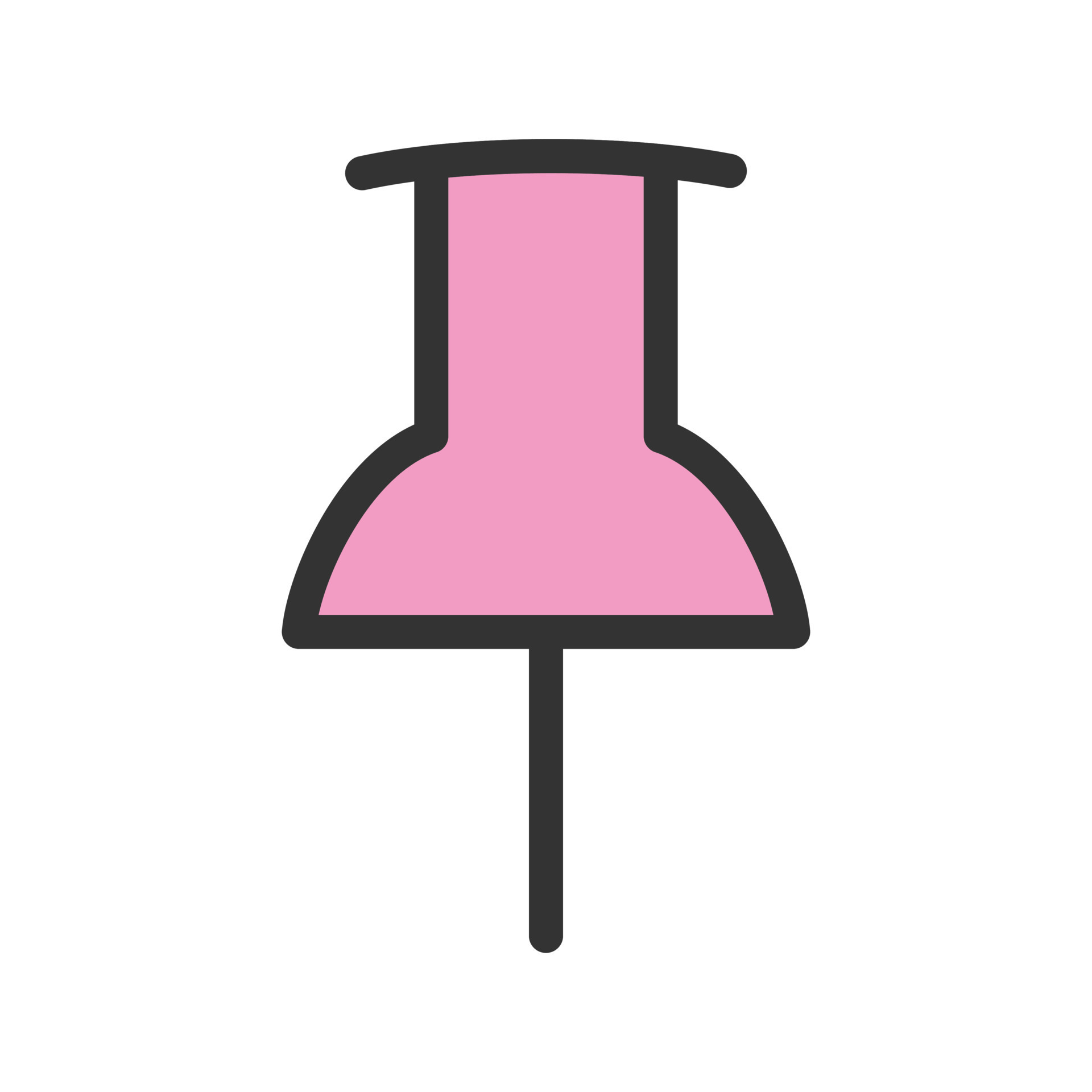 Thumb Pin Filled Line Icon 8626457 Vector Art at Vecteezy