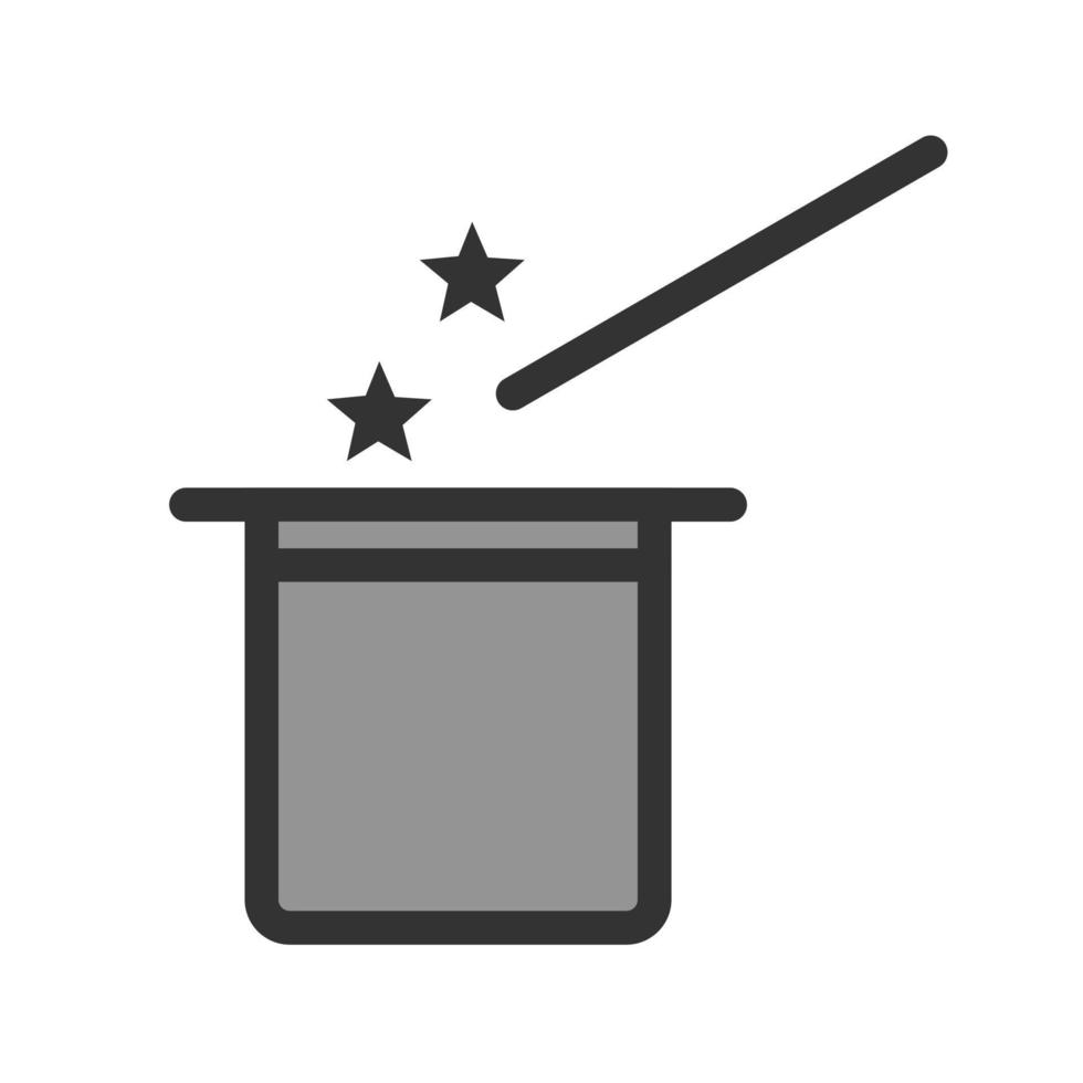 Magic Tricks Filled Line Icon vector