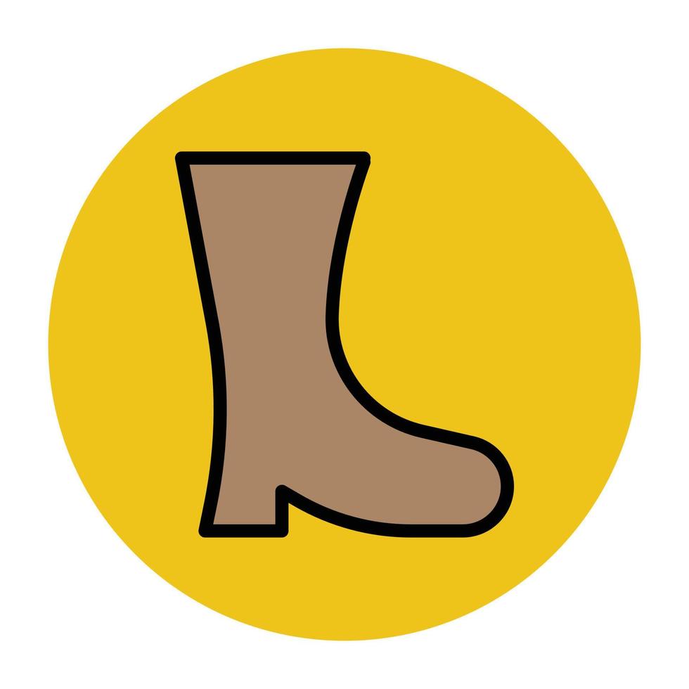 Long Boot Concepts vector