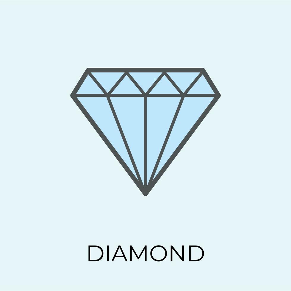 Trendy Diamond Concepts vector