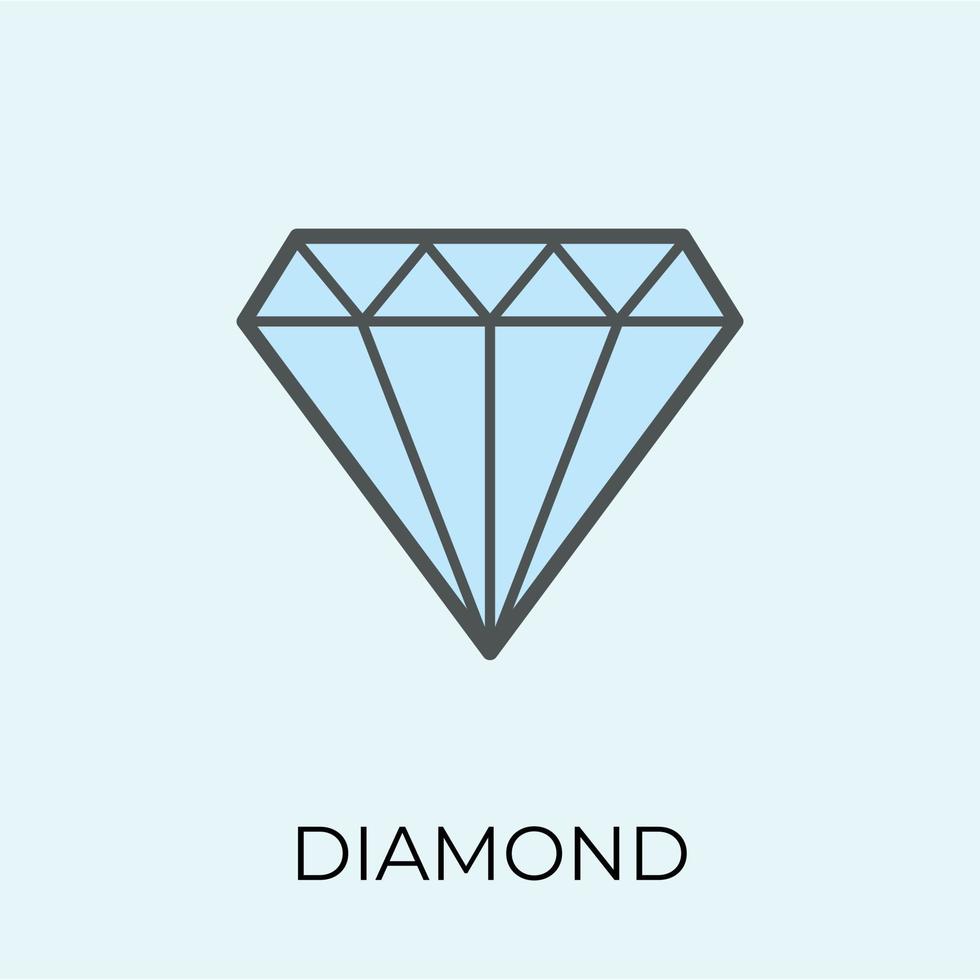 conceptos de diamantes de moda vector