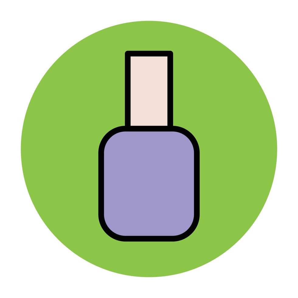 conceptos de esmalte de uñas vector