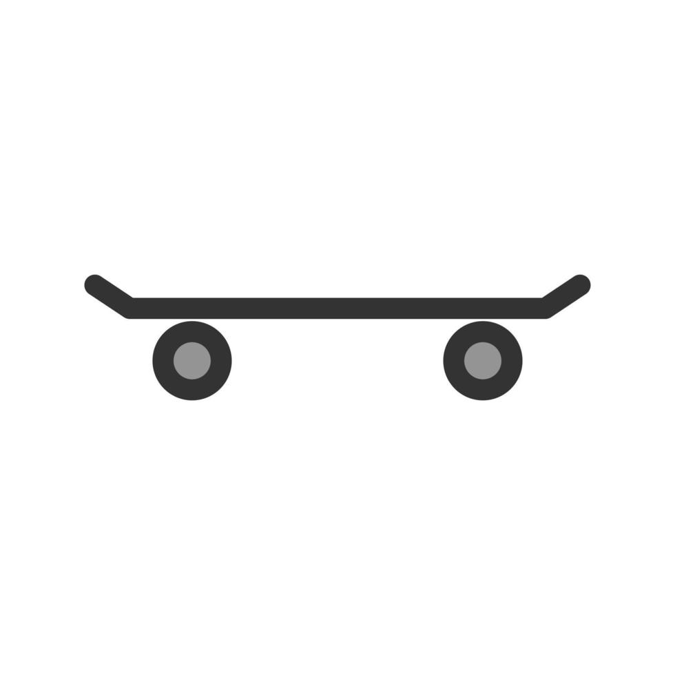 Skateboard Filled Line Icon vector