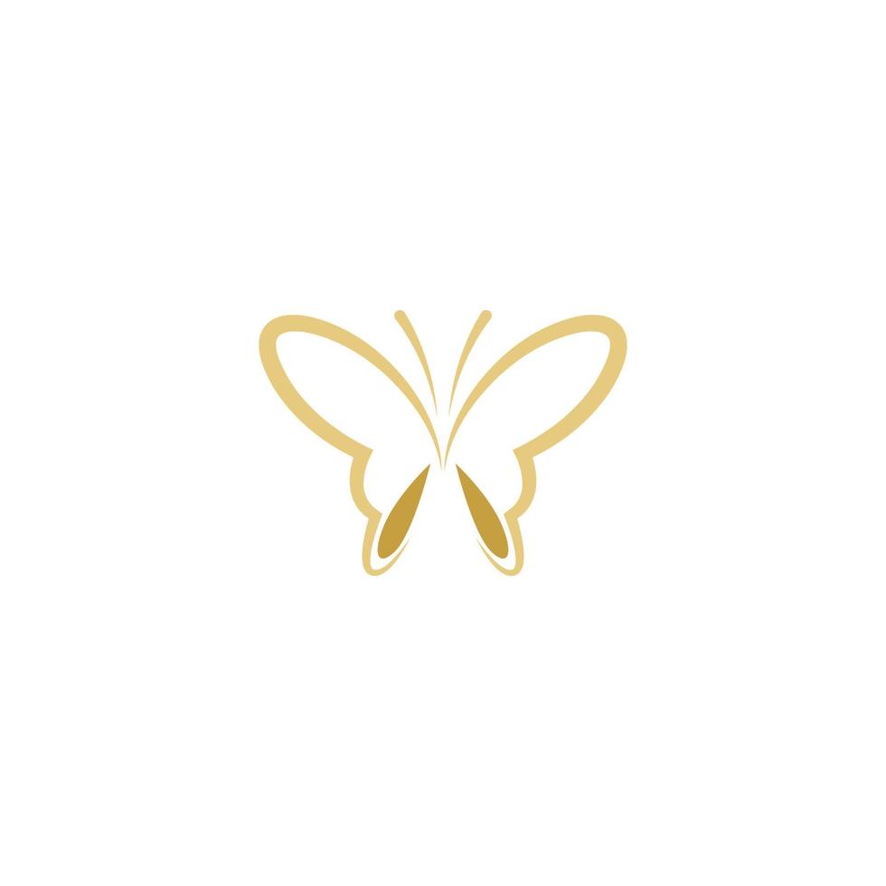 Butterfly logo icon design vector