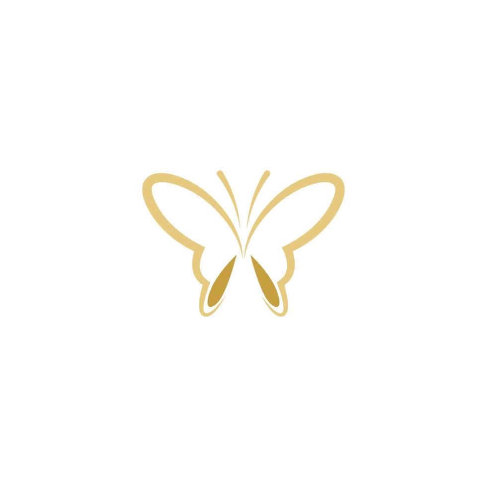 Butterfly logo icon design vector