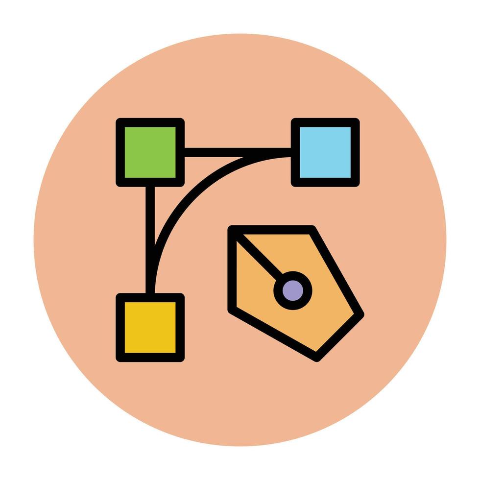 conceptos de la herramienta pluma vector