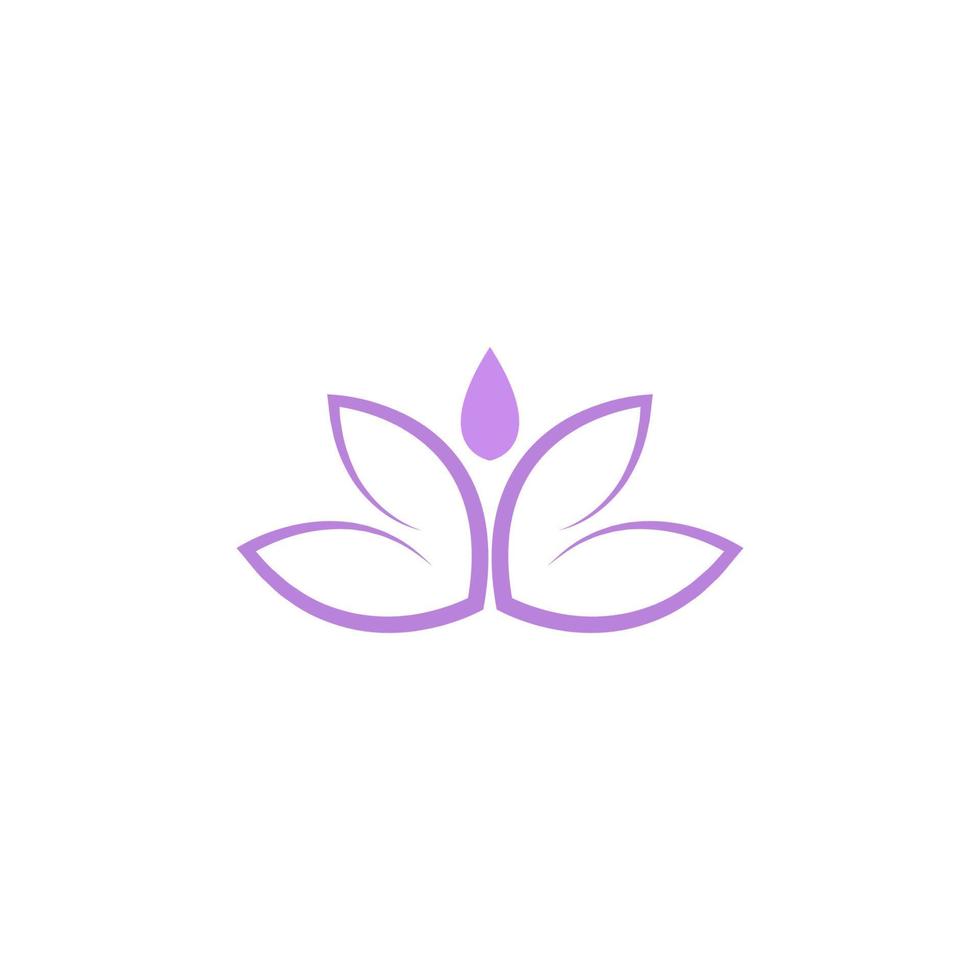 Lotus icon logo design vector