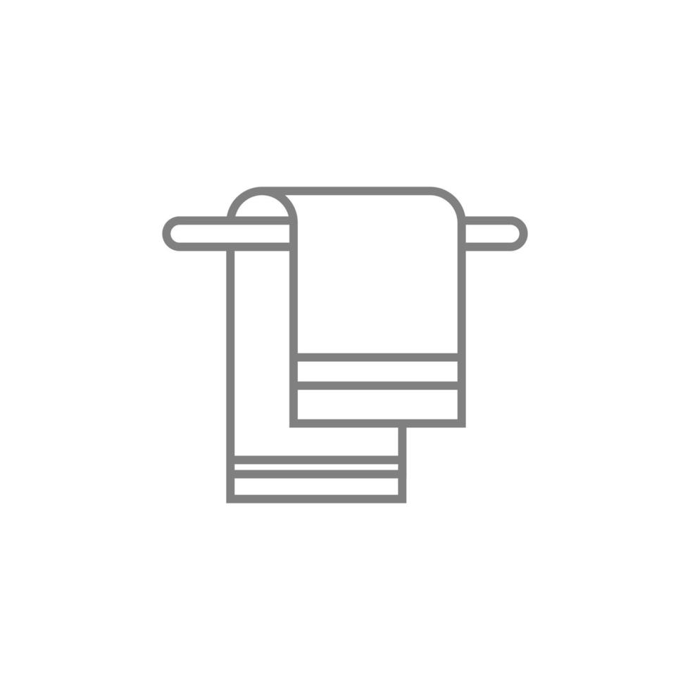 Towel icon design illustration template vector