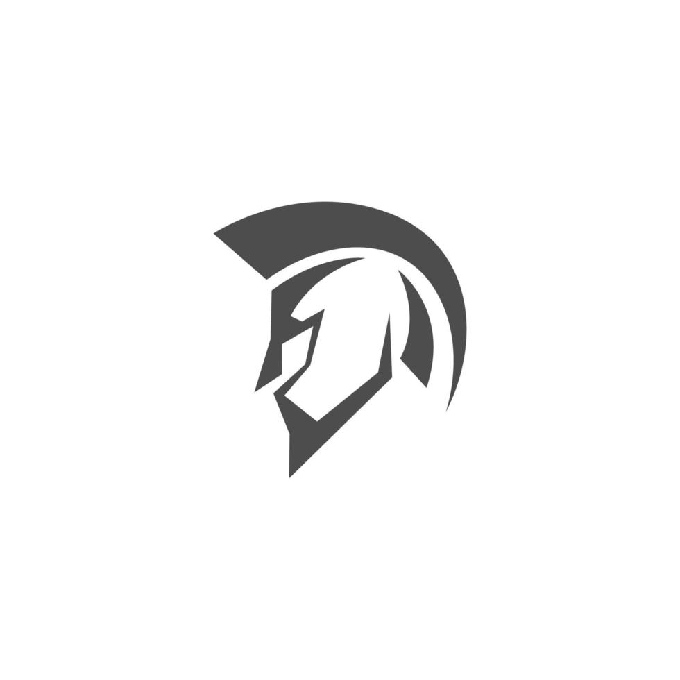 Gladiator logo icon illustration vector