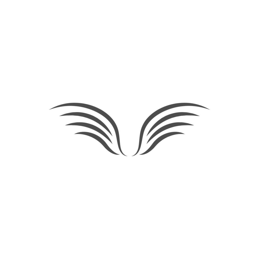 Wings logo icon illustration vector
